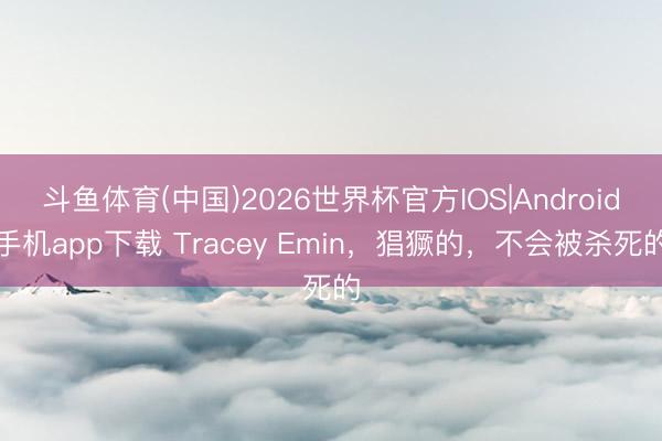 斗鱼体育(中国)2026世界杯官方IOS|Android手机app下载 Tracey Emin，猖獗的，不会被杀死的