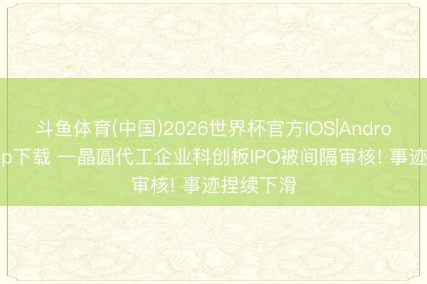 斗鱼体育(中国)2026世界杯官方IOS|Android手机app下载 一晶圆代工企业科创板IPO被间隔审核! 事迹捏续下滑