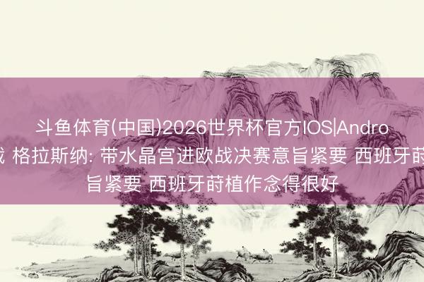 斗鱼体育(中国)2026世界杯官方IOS|Android手机app下载 格拉斯纳: 带水晶宫进欧战决赛意旨紧要 西班牙莳植作念得很好